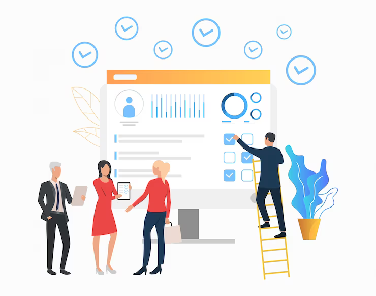 Software del sistema de gestión de visitantes Mercado