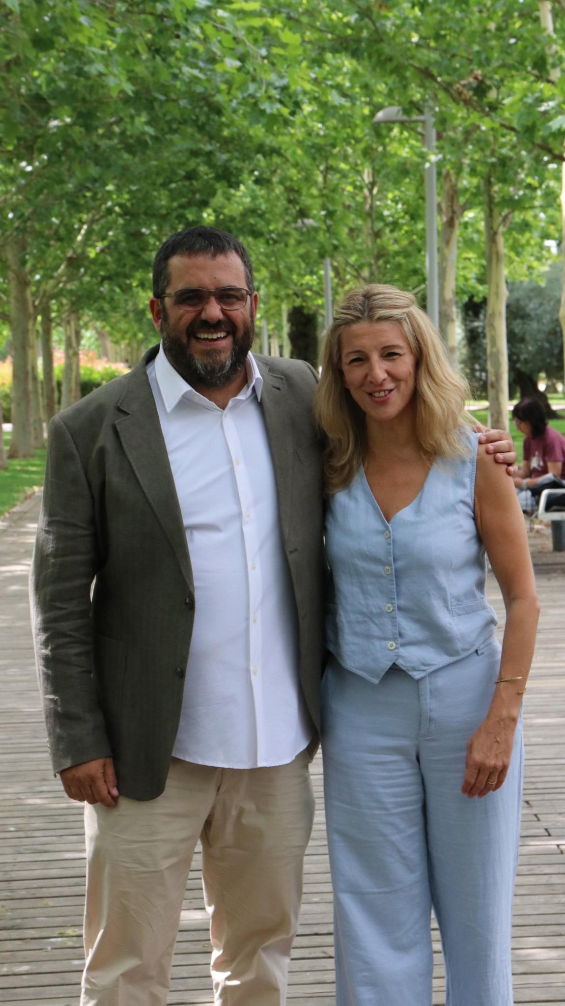 PALMA. POLITICA. El inicio de la campaÃ±a electoral se cruza con el traspaso de poderes. VicenÃ§ Vidal y Yonada DÃ­az, ayer, en